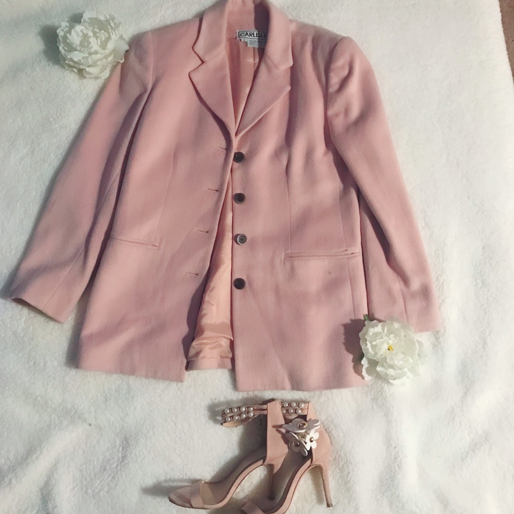 Pretty In Pink Vintage Blazer